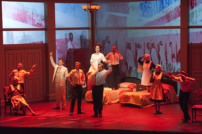 Production image from the 2015 staging of Hotel