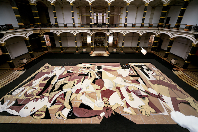 Lee Mingwei, Guernica in Sand, 2006/2020. ARA Artist in Residence 1 22 April 2020