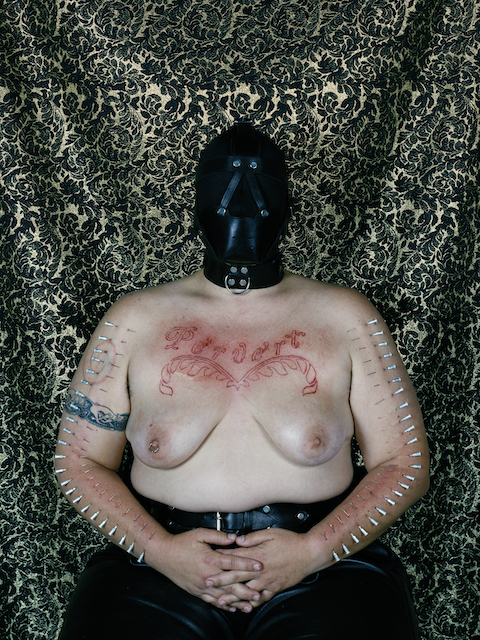 Catherine Opie, Self-Portrait / Pervert, 1994. AR April 2020 Feature