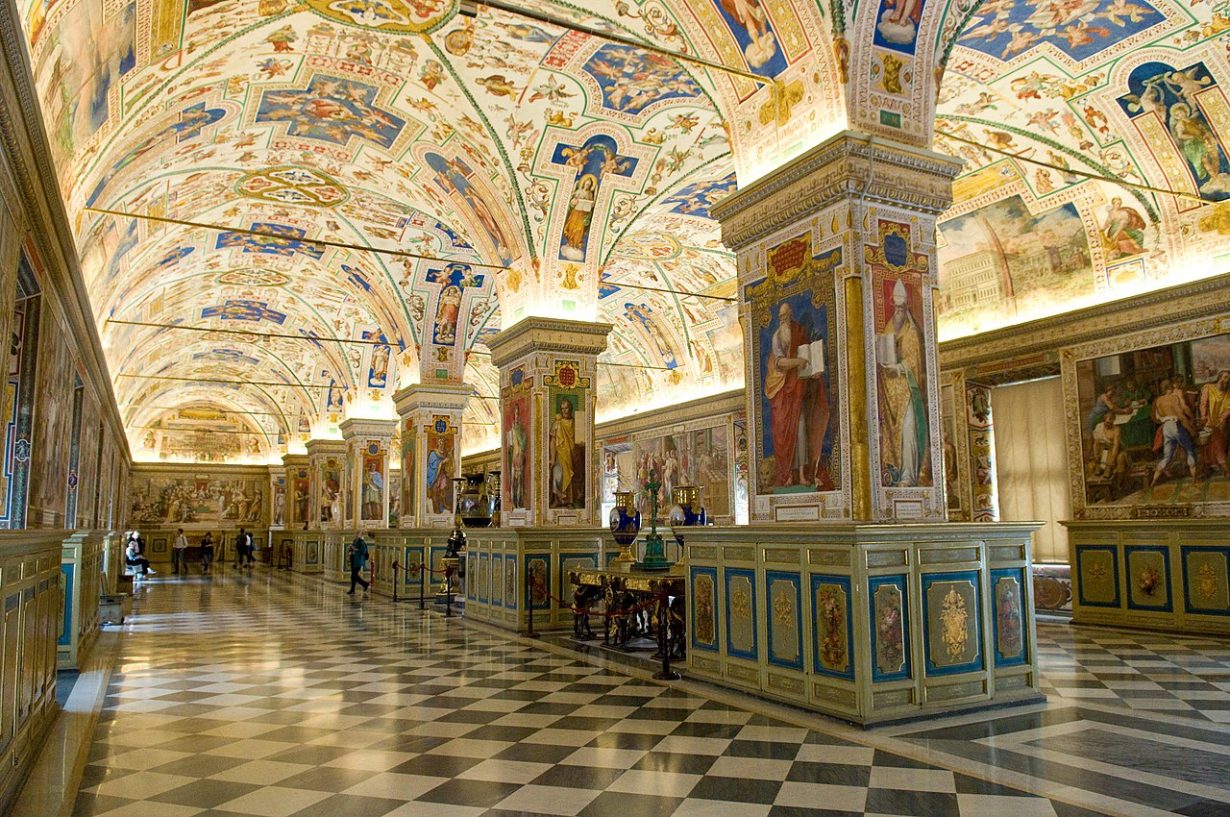 The Vatican Is Opening A Contemporary Art Gallery ArtReview   The Sistine Hall Of The Vatican Library 2994335291 1230x817 