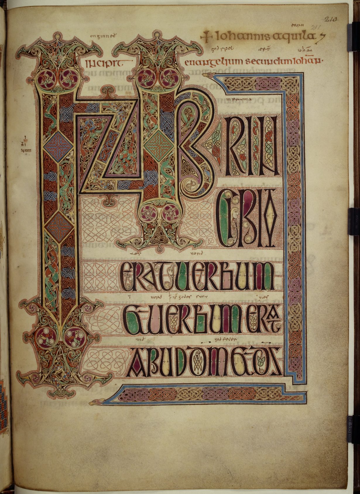 lindisfarne gospels matthew