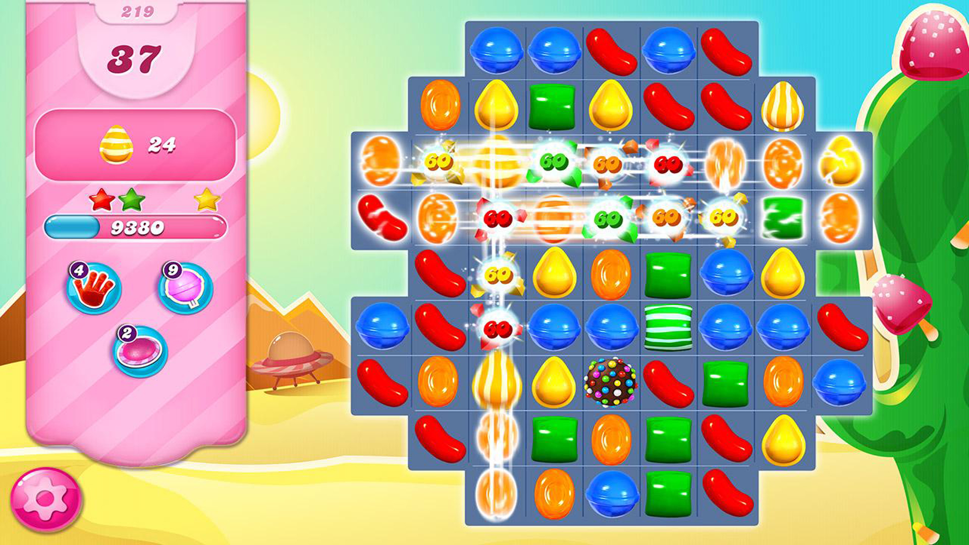 Candy Crush has many levels, each with its own challenges and objectives.