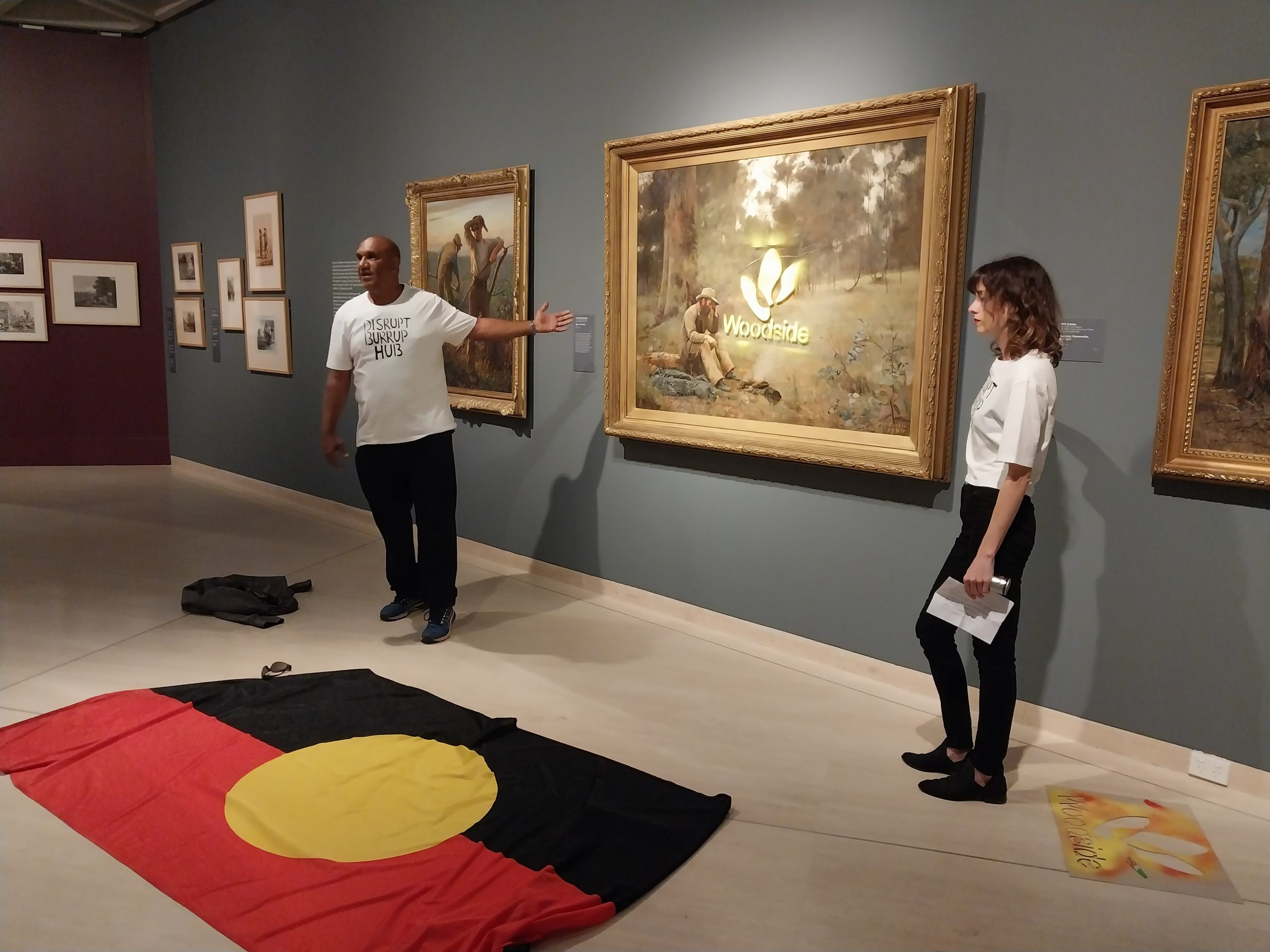 Painting At Art Gallery Of Western Australia Spray painted By 