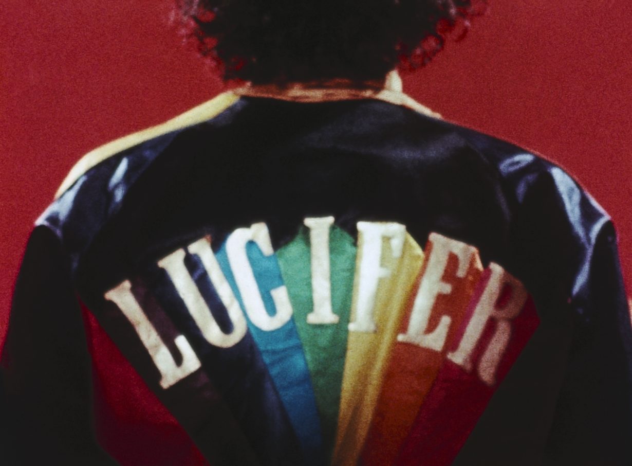 Kenneth Anger, Lucifer (Leslie Huggins), 1970–81, C-Print ,85 × 112.4 cm © The Estate of Kenneth Anger, 1981. Courtesy Sprüth Magers, 2023