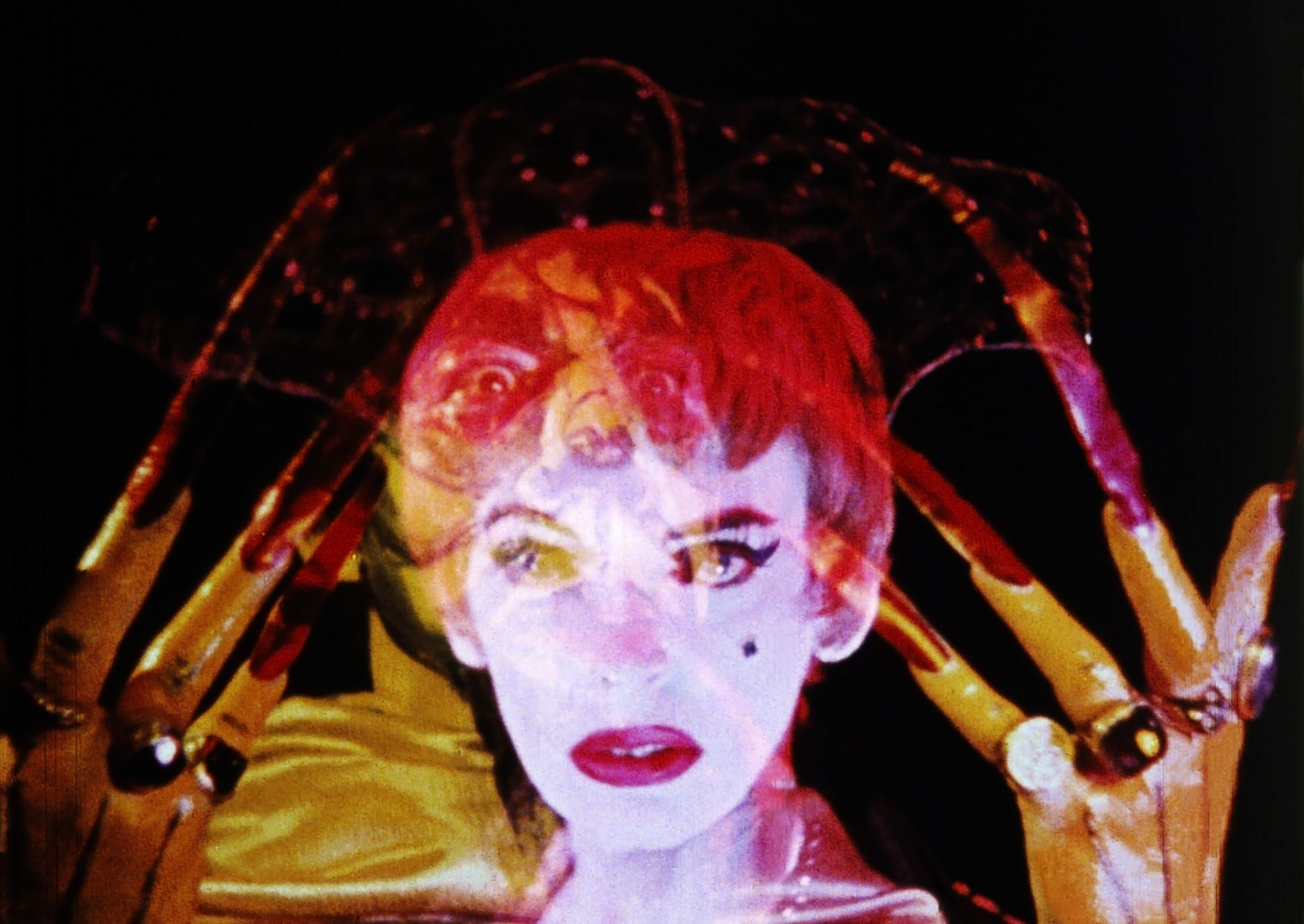 Kenneth Anger, Scarlet Woman (Marjorie Cameron) from Inauguration of the Pleasure Dome, 1954–66, C-Print 85.2 × 116.4 cm © The Estate of Kenneth Anger Courtesy Sprüth Magers, 2023