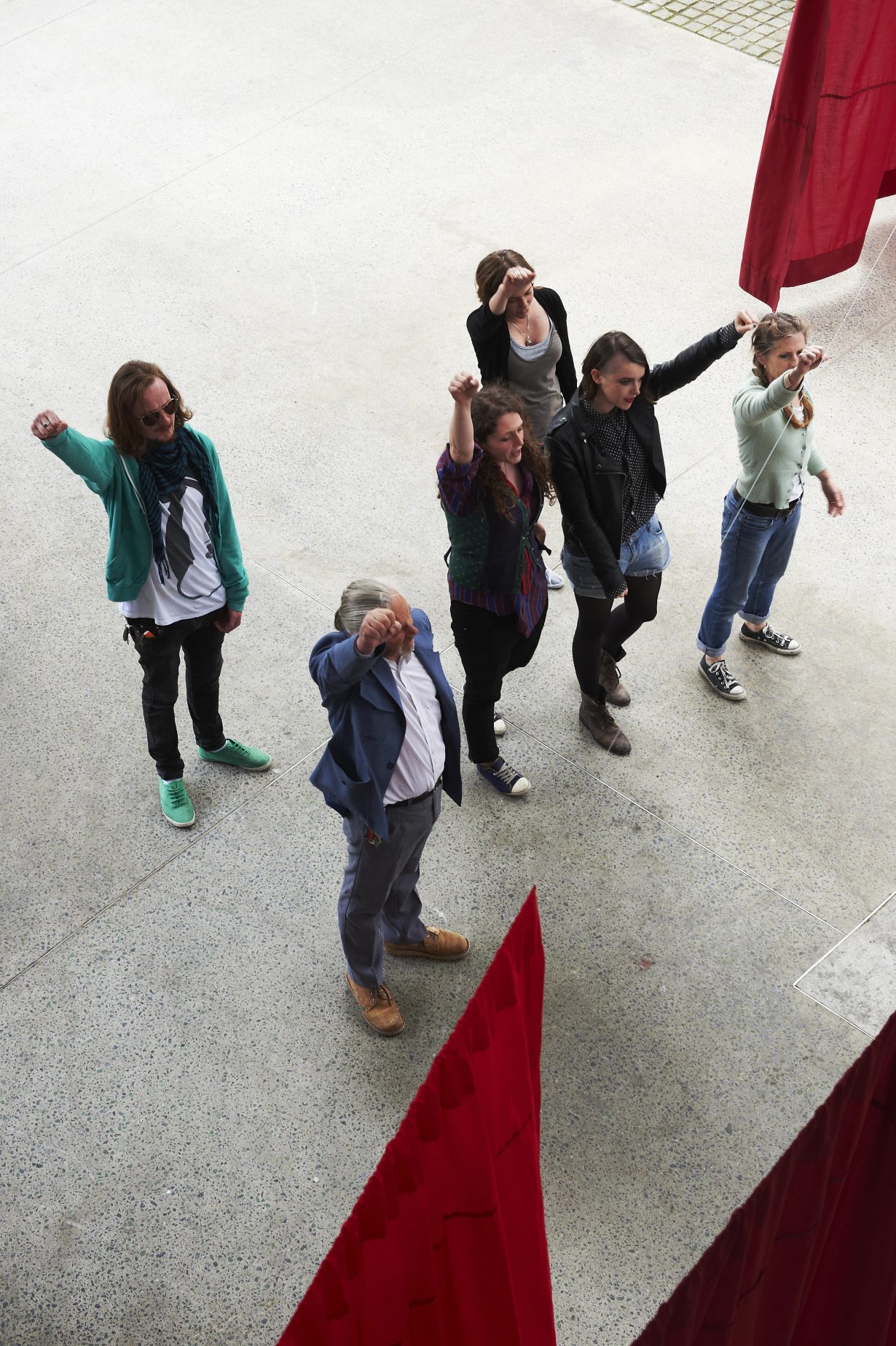 <em>Campus</em>, 2011 (performance view, eva International, Limerick, 2012). Photo: Eamonn O’Mahony