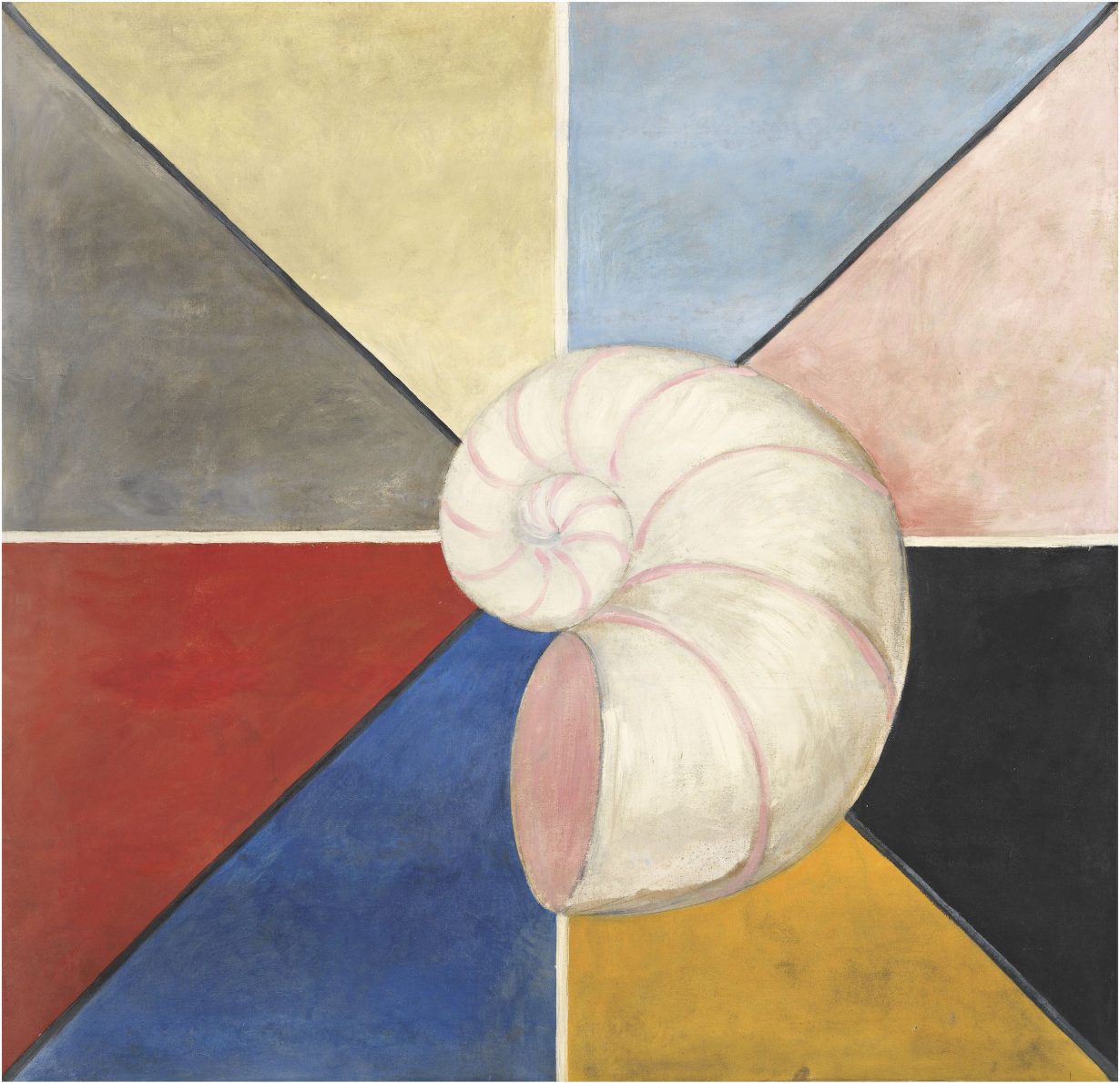 Hilma af Klint, The Swan, The SUW/UW Series, Group IX: Part 1, No. 19, 1914-1915. Courtesy of The Hilma af Klint Foundation