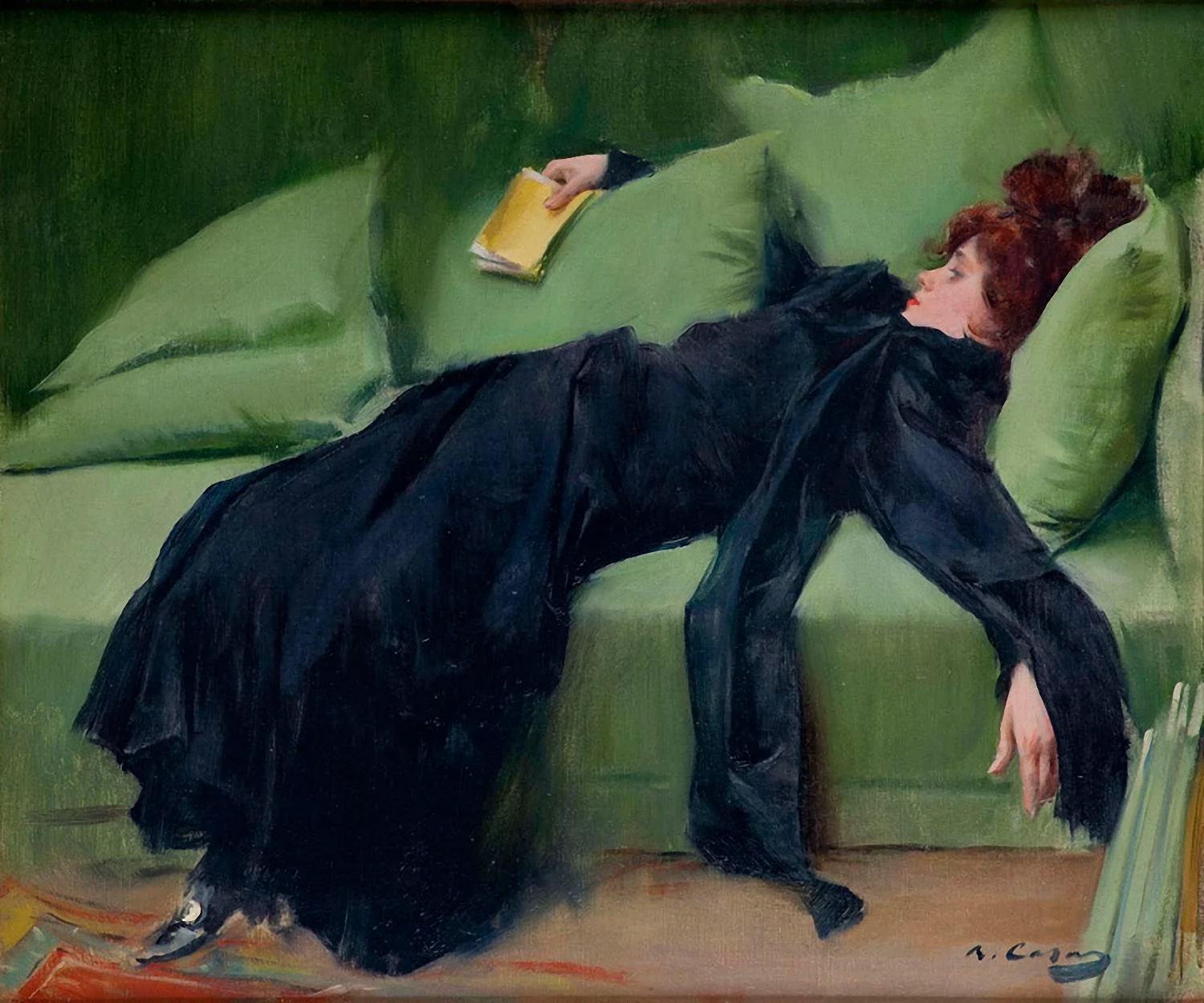 Ramon Casas, A Decadent Girl, 1899
