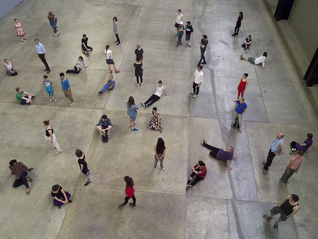 Tino Sehgal, These Associations, 2012, installation view, Tate Modern
