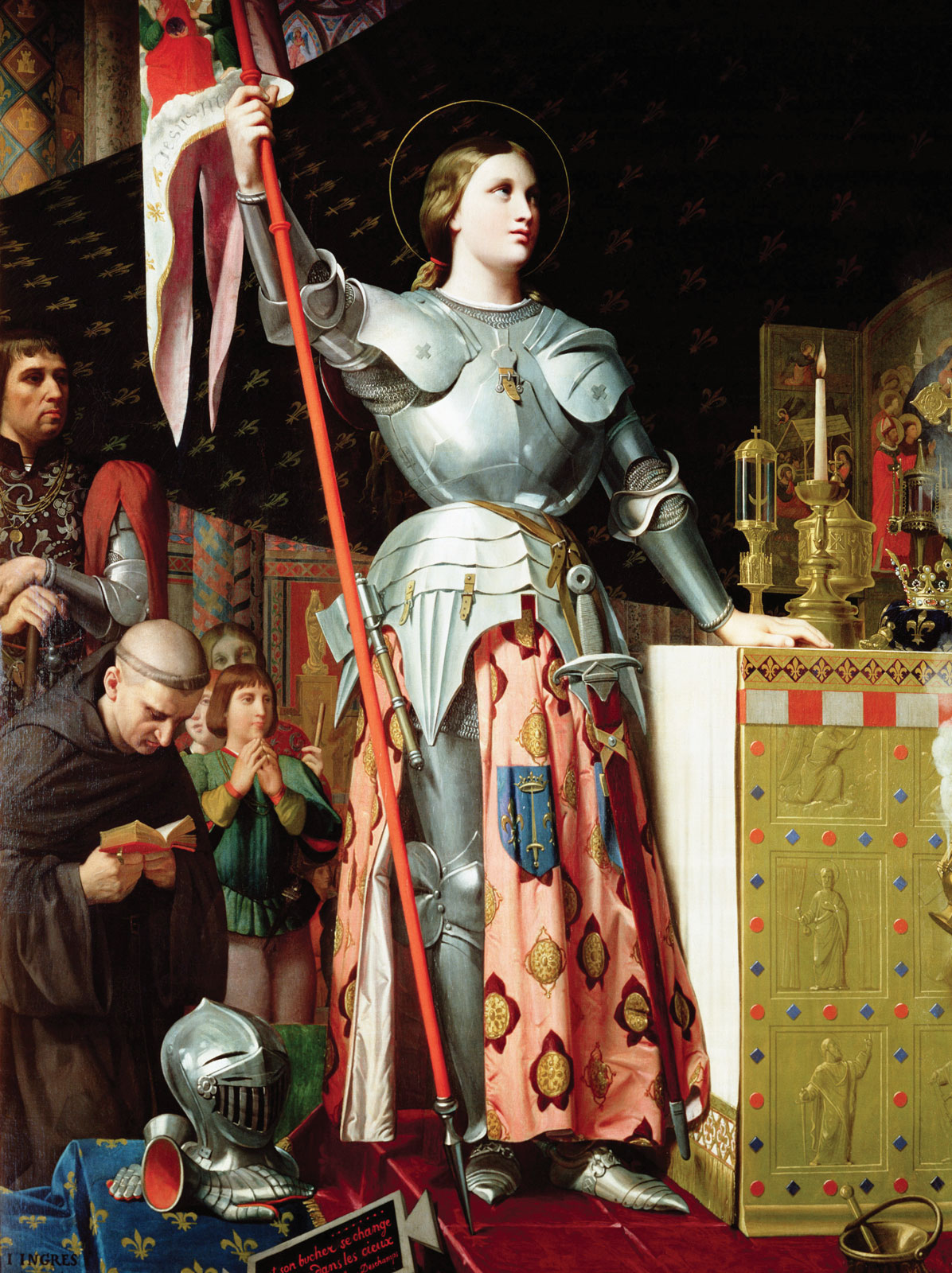 Jean Auguste Dominique Ingres, Joan of Arc at the Coronation of Charles VII, 1854