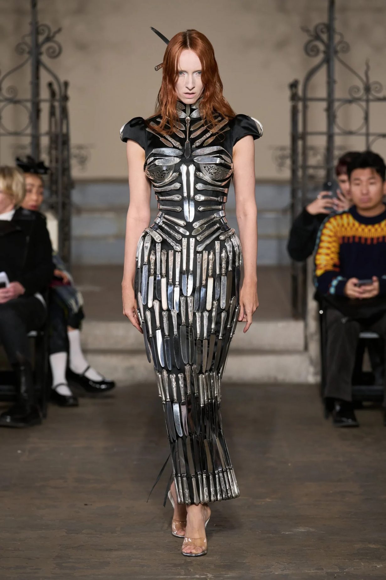 'Joan's Knives' from Dilara Findikoglu's AW23 runway show