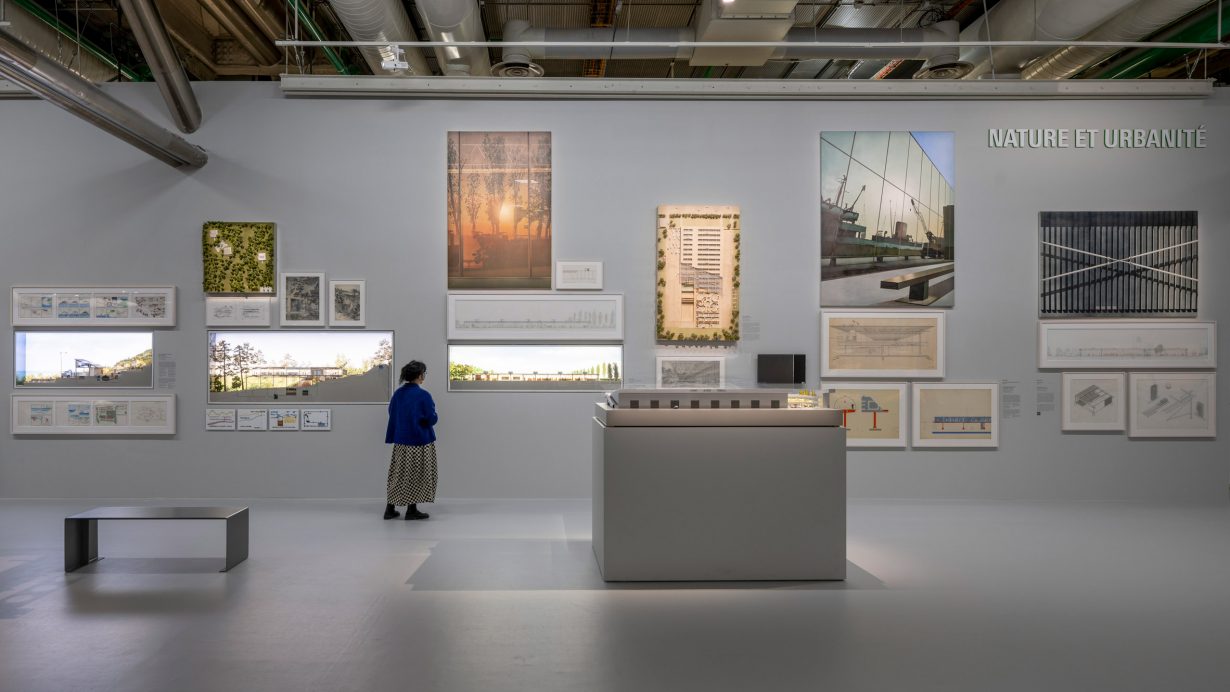 Norman Foster (installation view) at Centre Pompidou, 2023. Courtesy Foster + Partners. Photo: Nigel Young