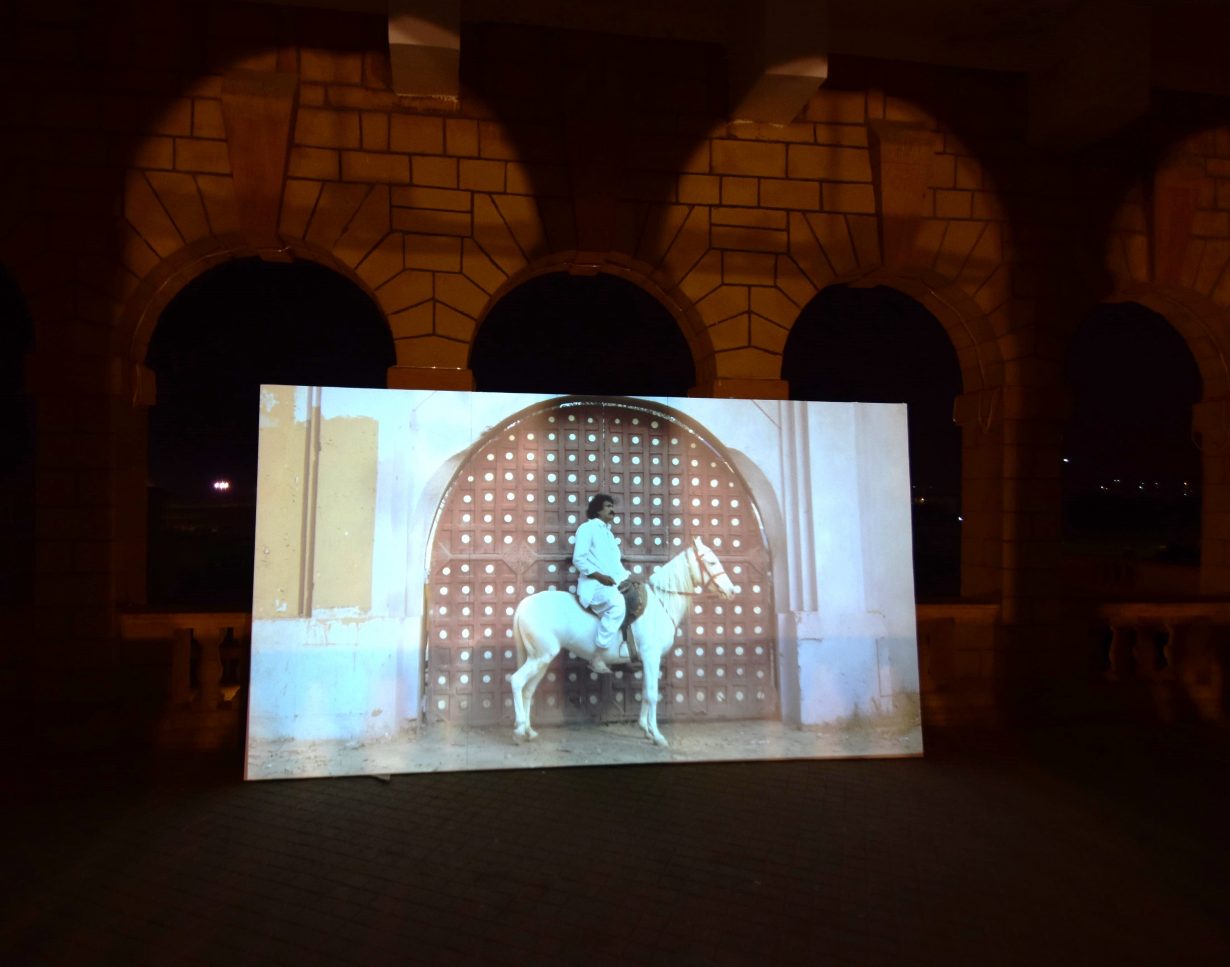 Basir Mahmood, All Voices Are Mine, 2018 (installation view, 2nd Karachi Biennale, 2019), video, 20 min 22 sec. Courtesy Karachi Biennale Trust