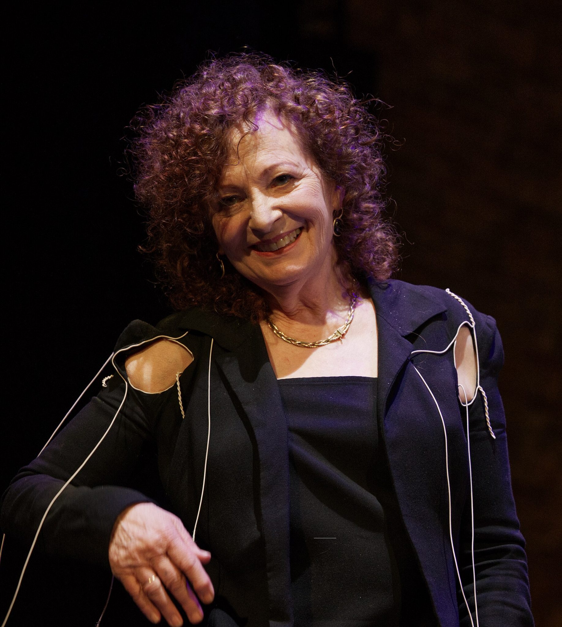 Nan Goldin in Berlin, 2023. Photo: Elena Ternovaja © CC BY-SA 3.0, via Wikimedia Commons