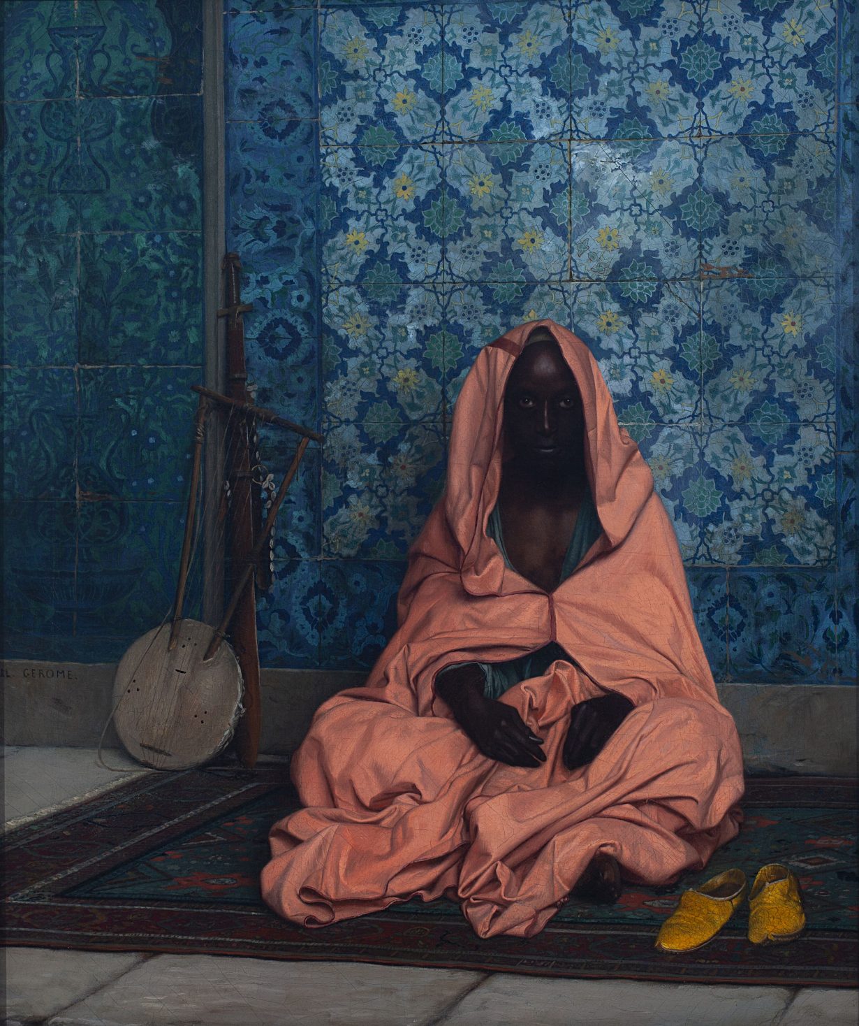 Jean-Léon Gérôme, The Black Bard, 1888. Oil on canvas, 61 x 51 cm. Lusail Museum, OM.706 ©Lusail Museum, Qatar Museums