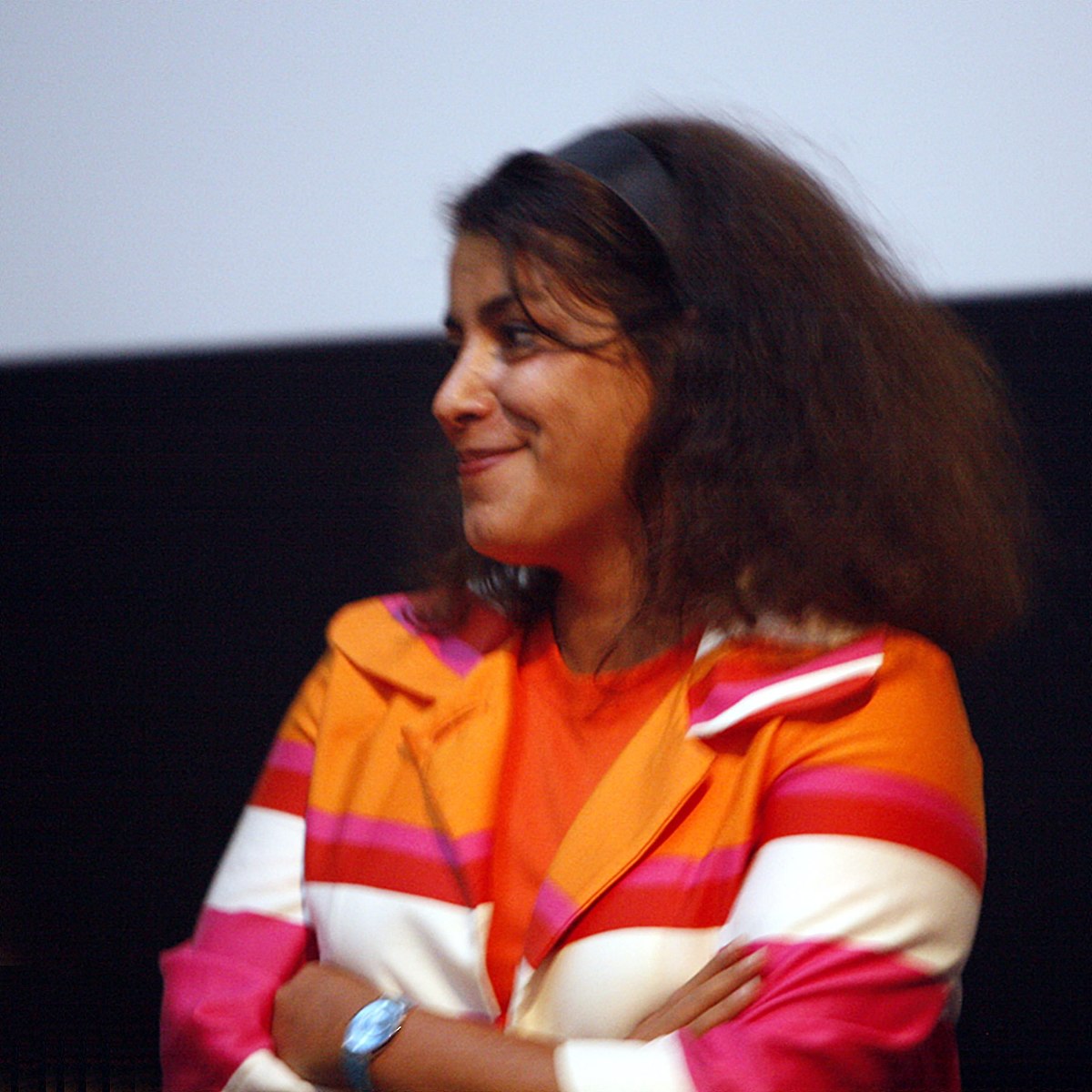 Marjane Satrapi during a premiere of her film Persepolis, 2007. Photo: Rama © CC 2.0 via Wikimedia Commons