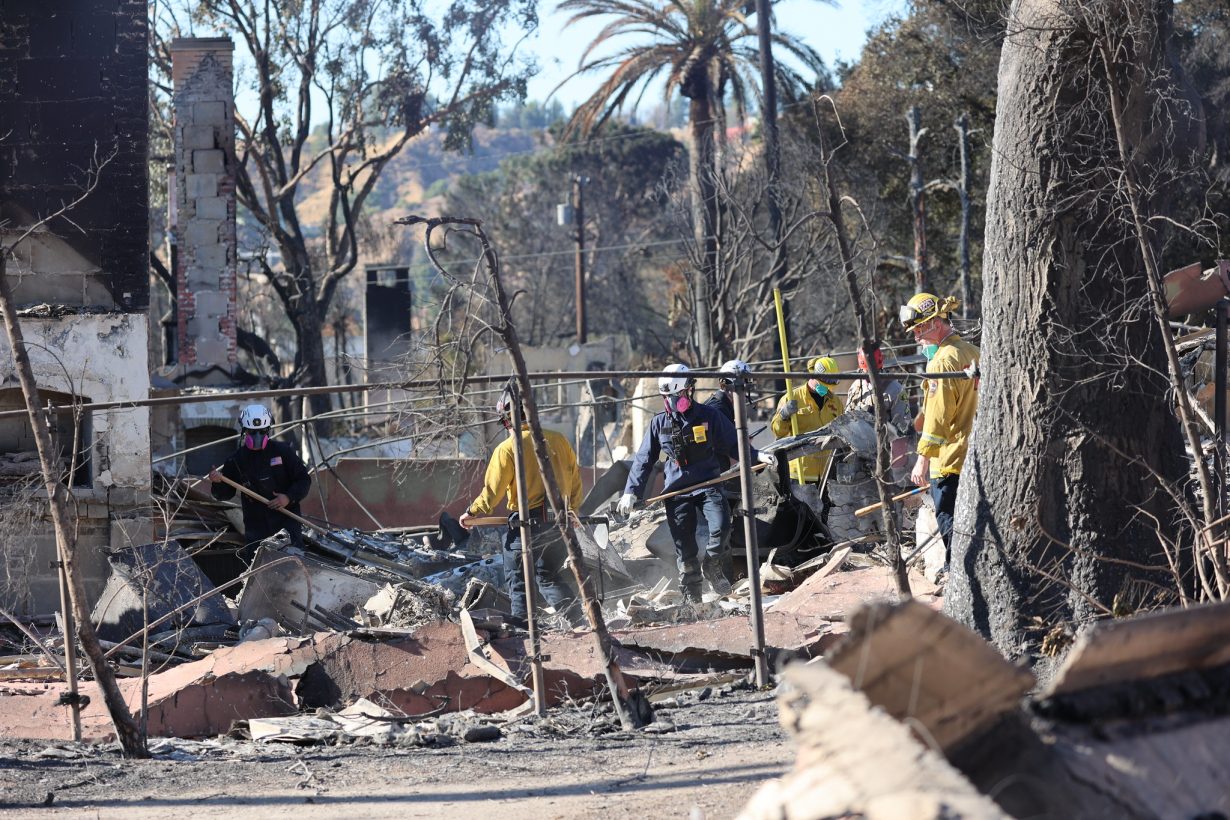 Eaton Fire, January 2025. Photo © CAL FIRE Official, Public domain, via Wikimedia Commons