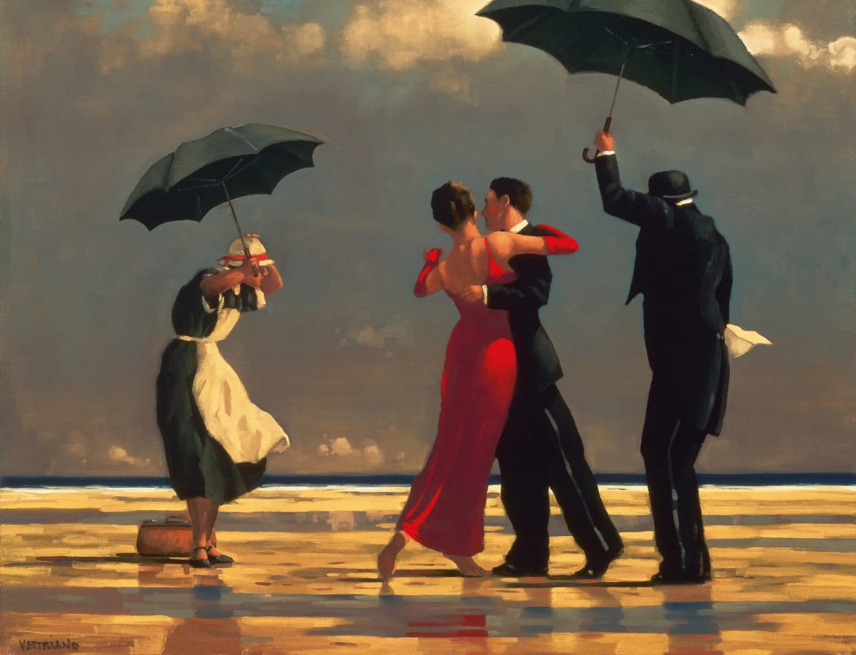 Jack Vettriano, The Singing Butler, 1992. Credit: Jack Vettriano