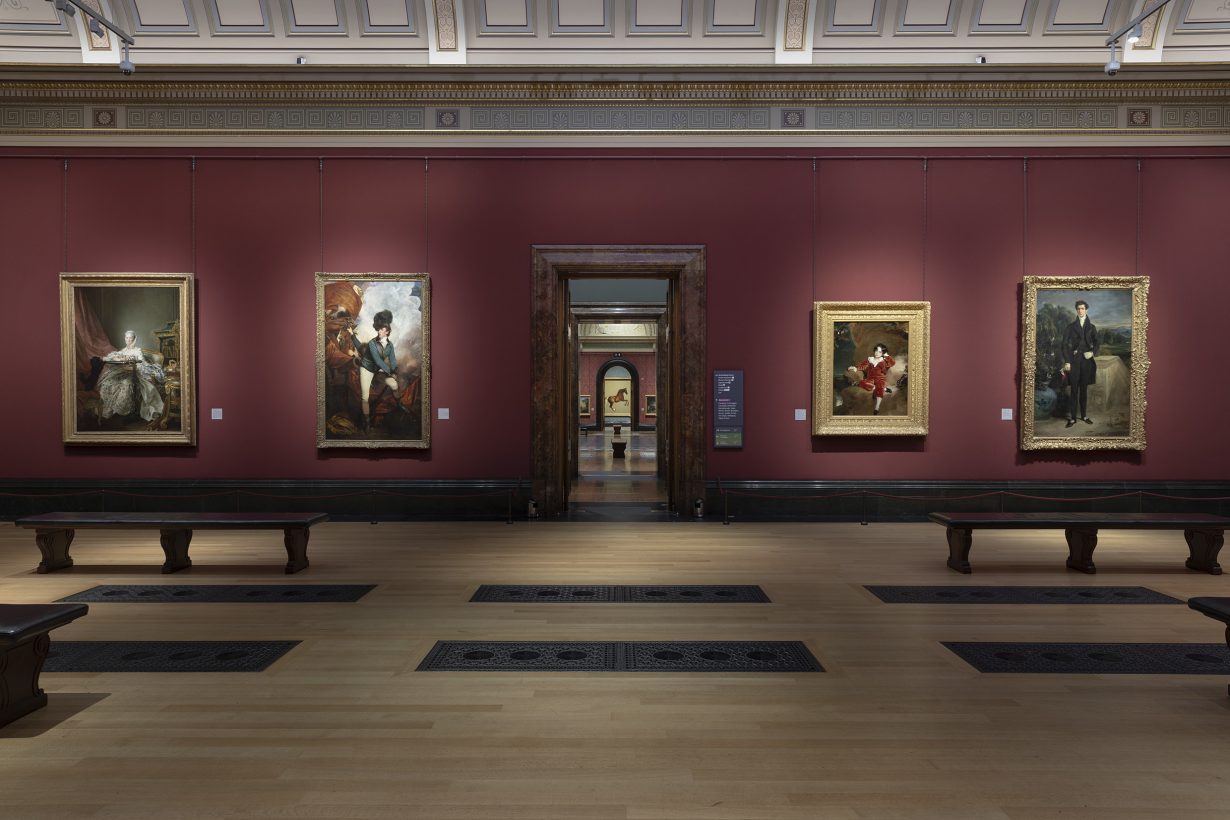 Central Hall, The National Gallery. Image and Identity: Full-Length Portraits 1550-1900. Part of C C Land: The Wonder of Art © The National Gallery, London