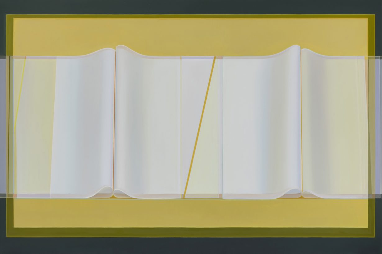 Liu Cong, Untitled – Variations on Heavy Gray, Yellow and White, 2024–5