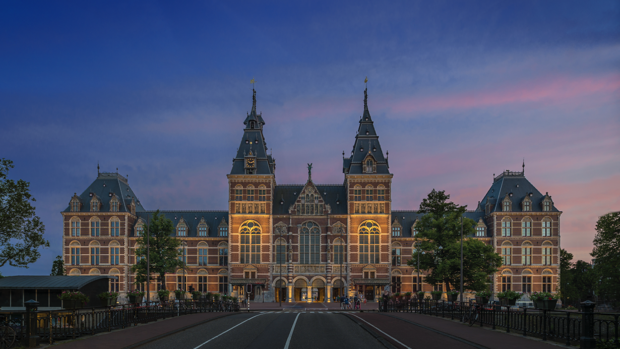 Facade of the Rijksmuseum