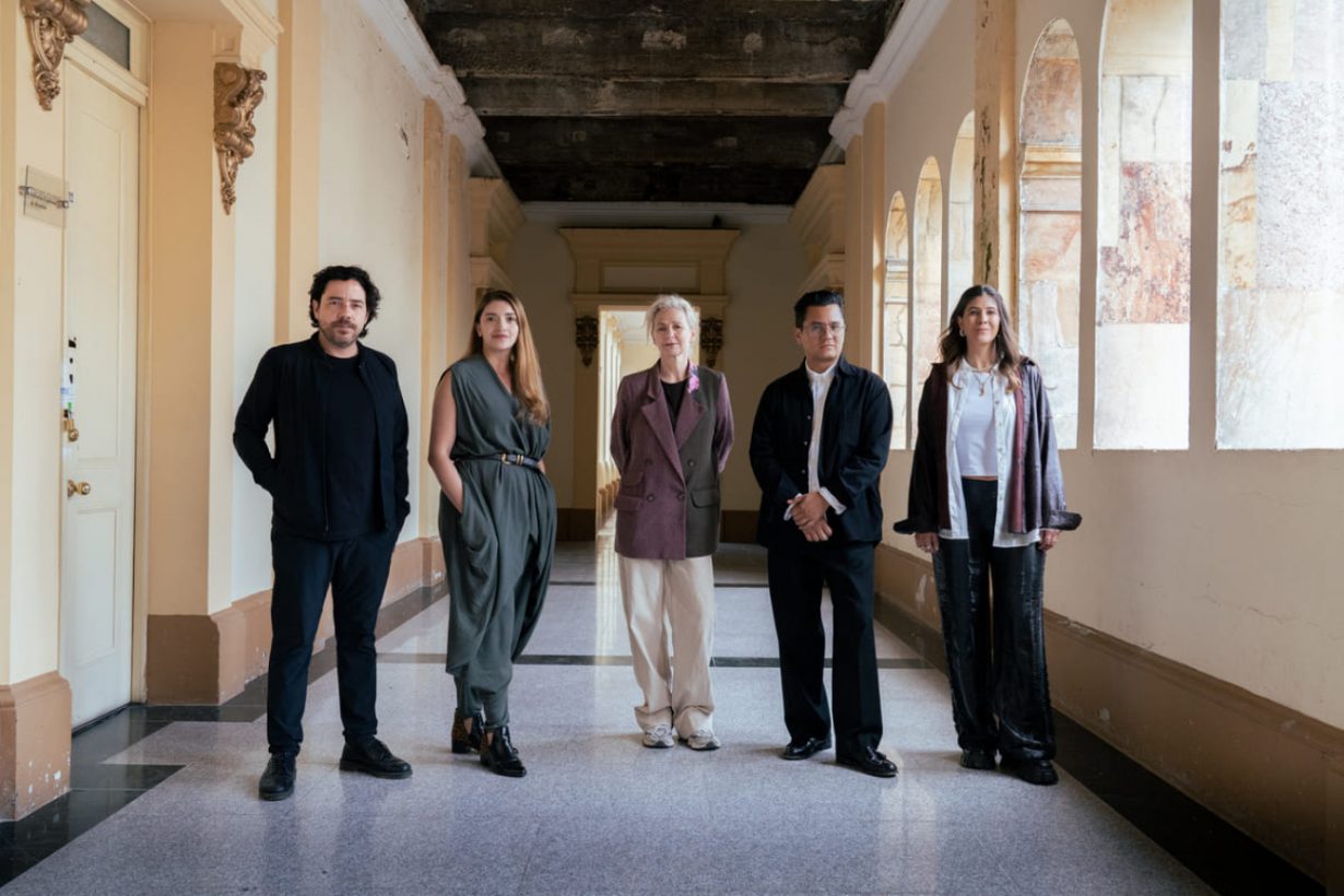 uan Ricardo Rincón Gaviria, María Paula Bastidas, Magalí Arriola, José Esparza Chong Cuy, Juliana Steiner Fraser. Photo: Andrea Gamboa Betancourth. Courtesy the Secretary of Culture, Recreation and Sports of Bogotá