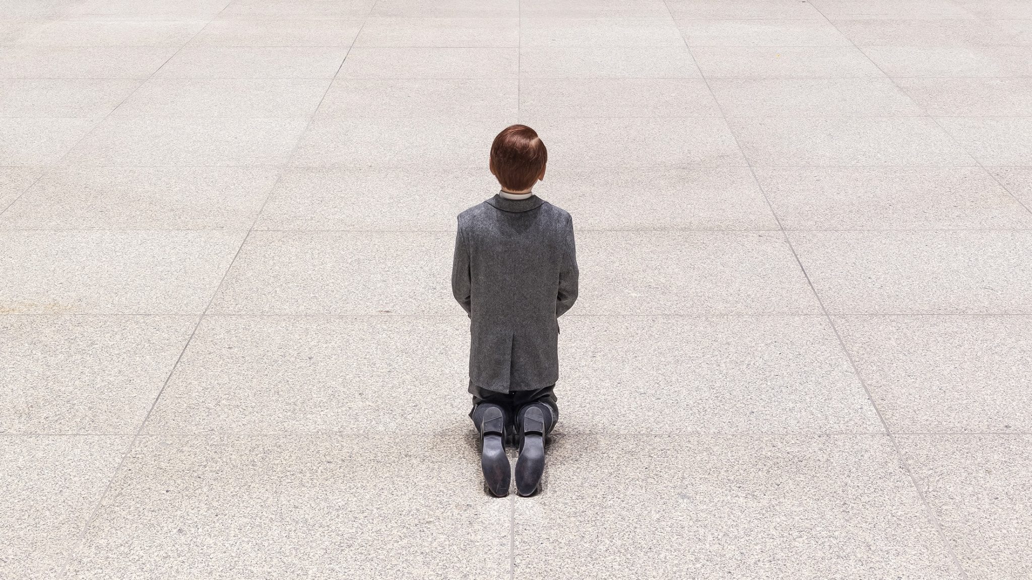 'Him' (2001) by Maruizio Cattelan